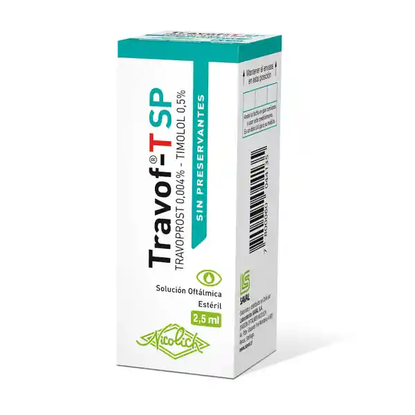 Travoprost / Timolol Maleato (0.004 % / 0.5 %)