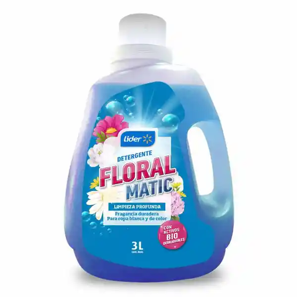 Detergente Liquido Floral Líder