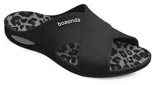 Boaonda Sandalias Harmony Negra Print Talla 35