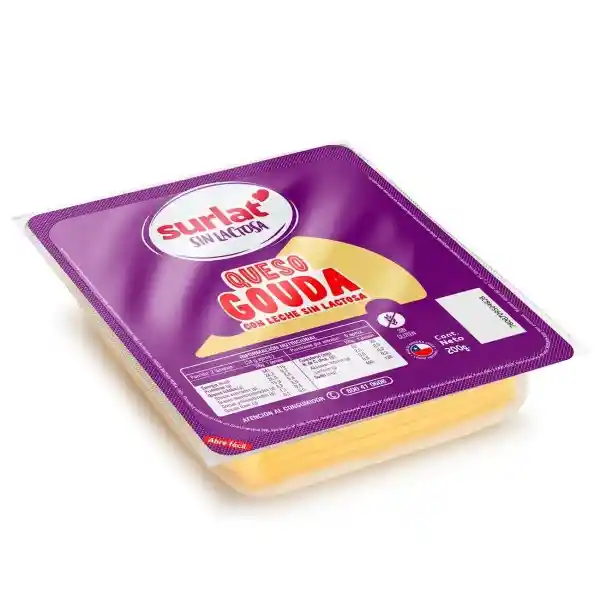 Surlat Queso Gouda Laminado Sin Lactosa