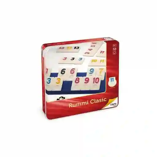 Cayro Juego de Mesa Metal Box Rummi Classic - 126070753
