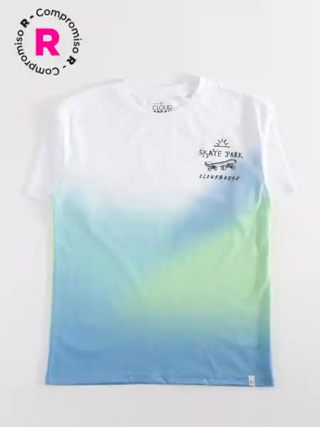 Cloudbreak Polera Manga Corta Degrade Crudo 12 V26