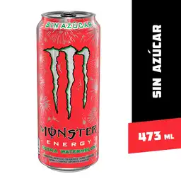 Monster Bebida Energética Sabor Ultra Watermelon