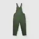 Jardinera Mezclilla De Niña Verde Talla 6a