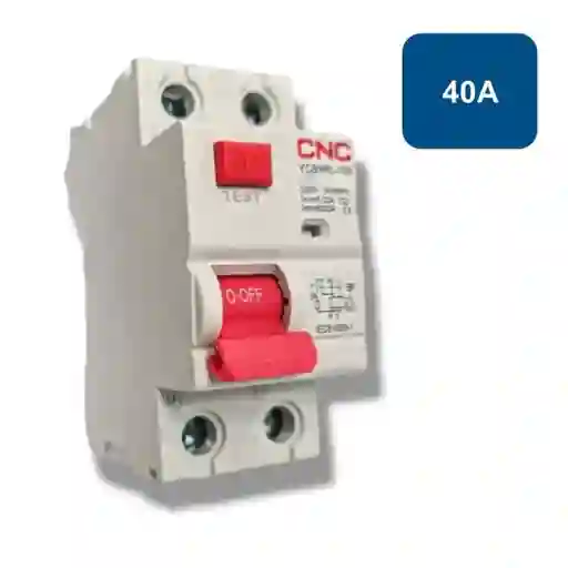 CNC Interruptor Diferencial 30ma 2P 6KA 40A