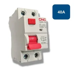 CNC Interruptor Diferencial 30ma 2P 6KA 40A
