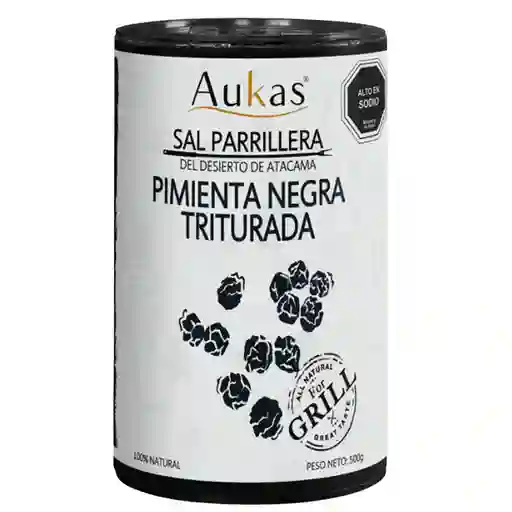 Aukas Sal Pimienta Triturada