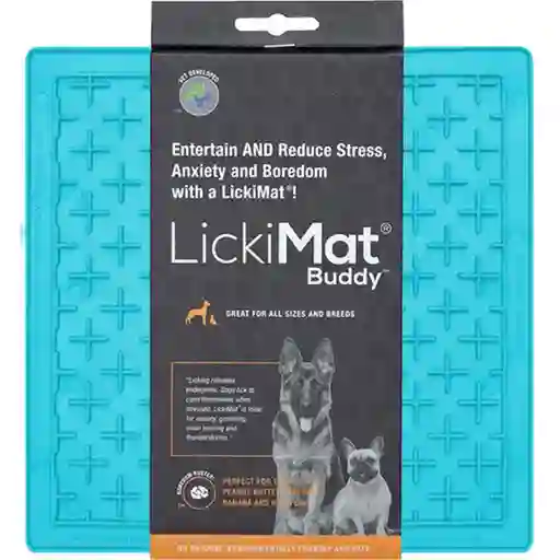 Lickimat Comedero Buddy Turquesa Para Mascotas