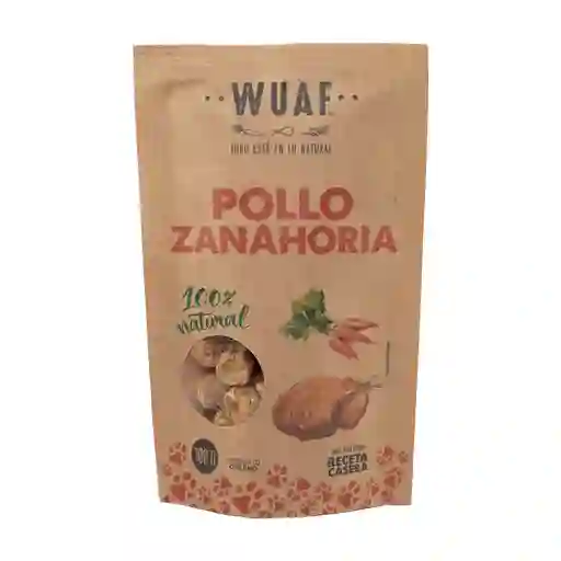 Wuaf Snack para Perros Receta Casera Sabor a Pollo y Zanahoria