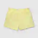 Short Cintura Recogida Bebé Niña Amarillo Talla 24m