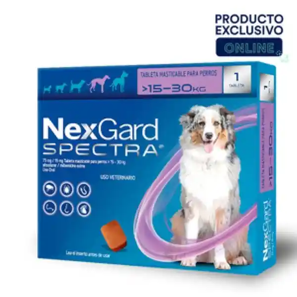 Nexgard Spectra Masticable Distante Externo e Interno Grande