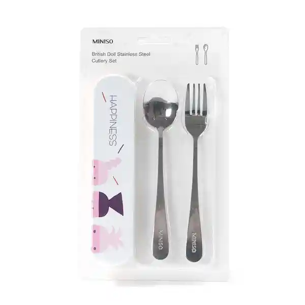 Miniso Set de Cubiertos Con Estuche