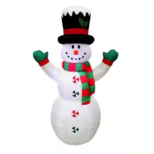 Muñeco Inflable de Nieve Gigante