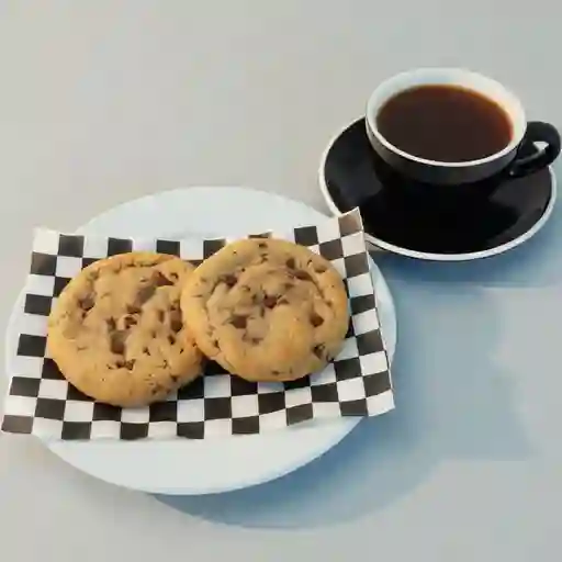 2 Cookies de chispas + americano