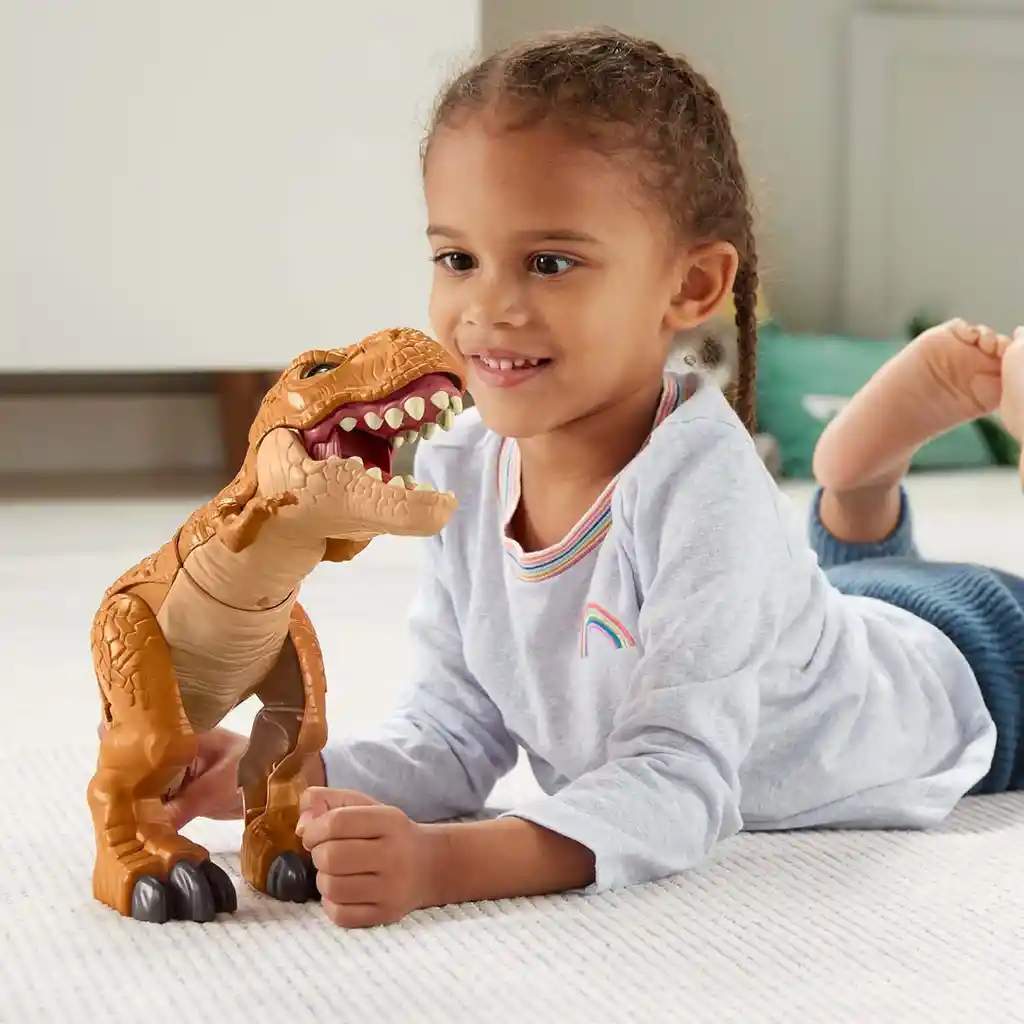 Imaginext Muñeco Jurassic World T-Rex Acción de Combate