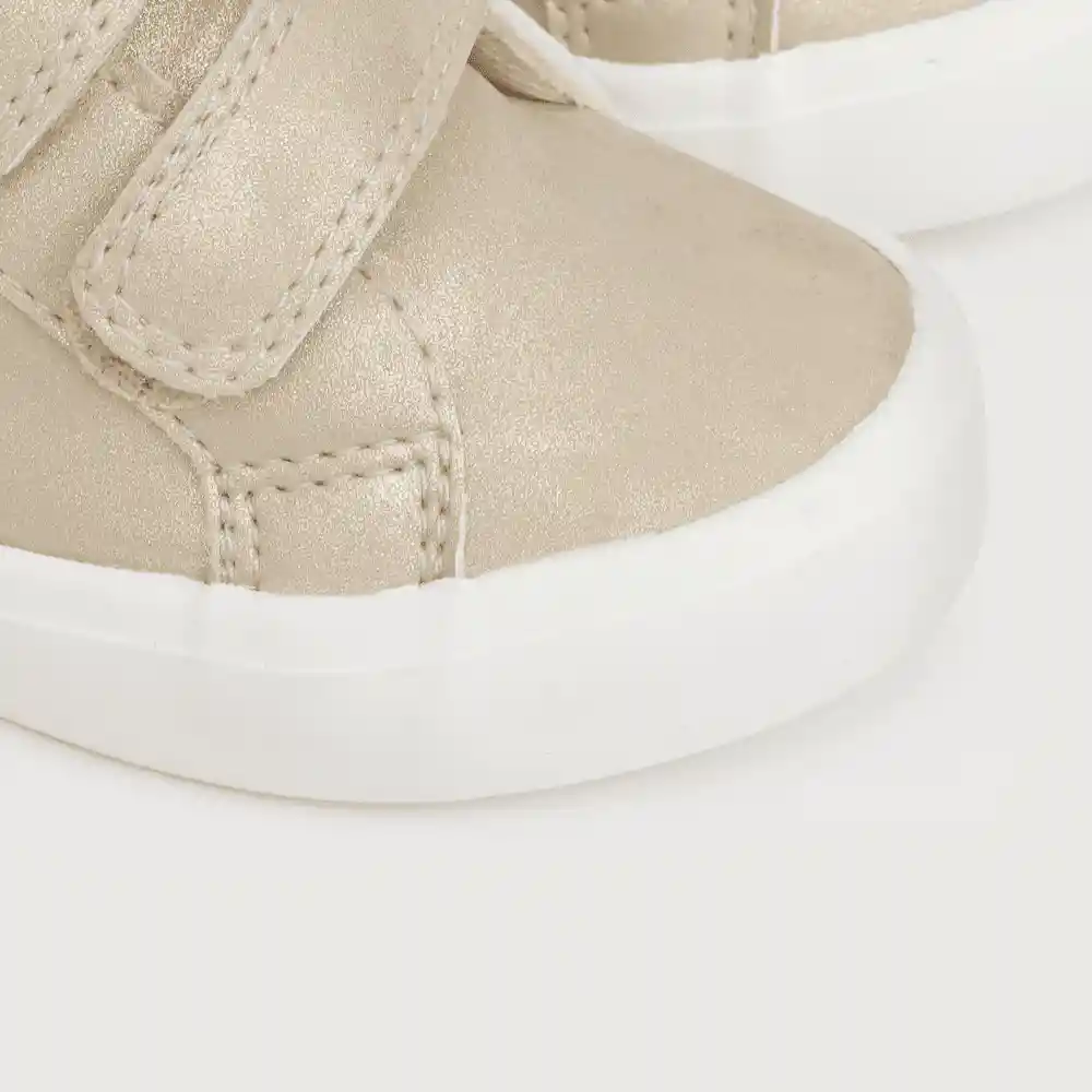 Zapatillas Urbana Niña Metalizados Dorado Talla 22