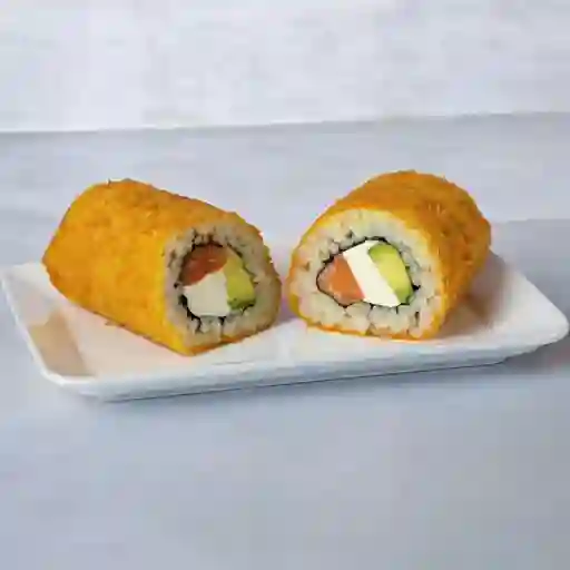 Hand roll salmon-cebollin-queso