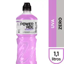 Powerade Bebida Isotónica Zero Sabor a Uva 1.1 L