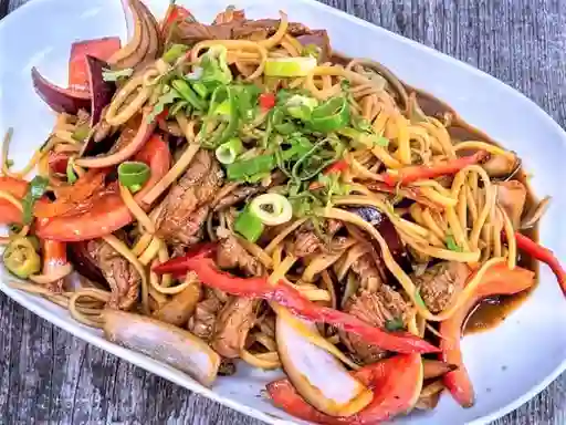 Tallarines Saltado 3 Sabores