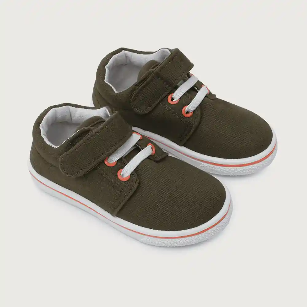 Zapatillas Urbana Textil Niño Verde Talla 22