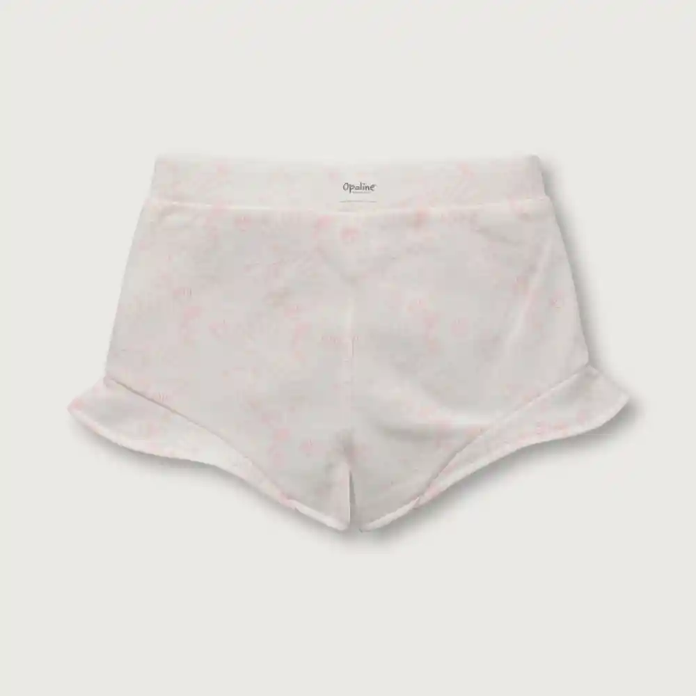 Short La Sirenita Niña Rosado Talla 9m