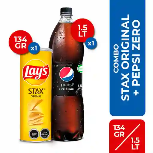 Combo Stax y Pepsi 1 5 L