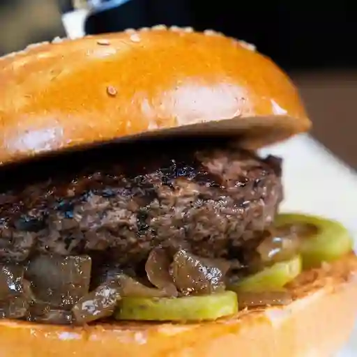 Original Juicy Lucy + Papas