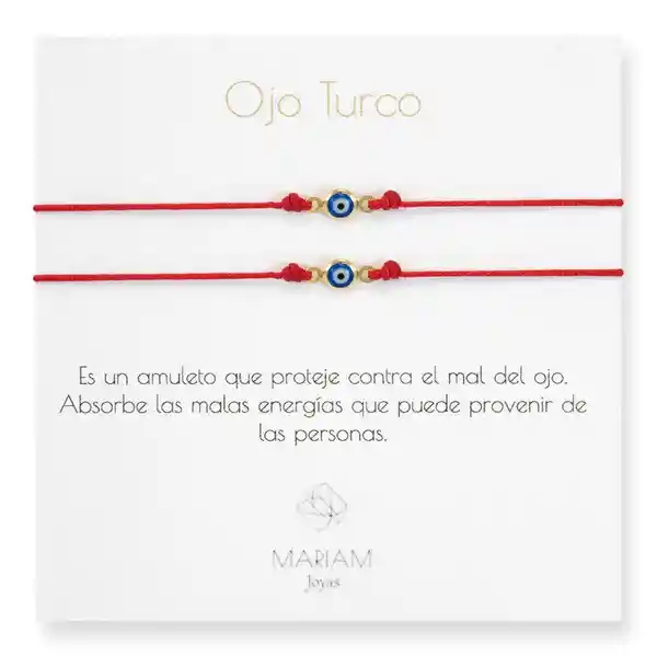 Pack Madre e Hijo Pulsera Mini Ojo Turco Gold