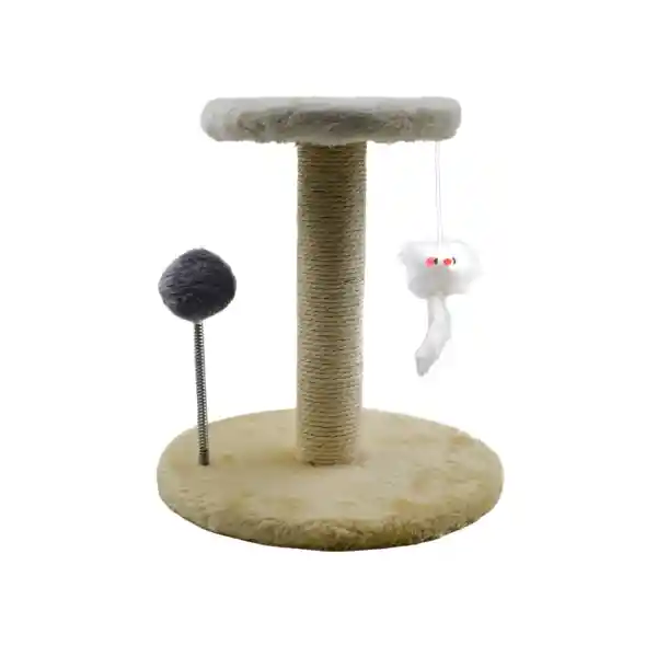 Urban Pet Rasgador Gato Sisal Vertical Cafe 26 16 28 cm