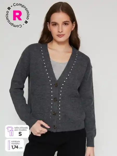 Barbados Suéter Cárdigan Cata Core C3 Grosc M V25