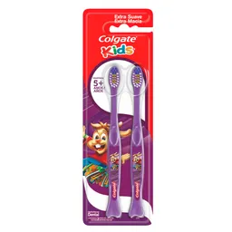 Colgate Cepillo Dentalninos 5 Anos En Adelante Por 2 Unidades