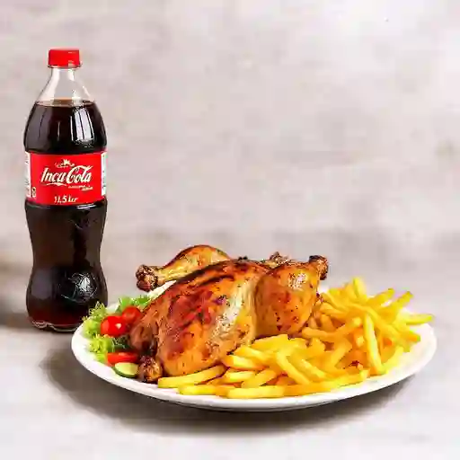 Promo 1 Pollo a la Brasa y Papas Fritas