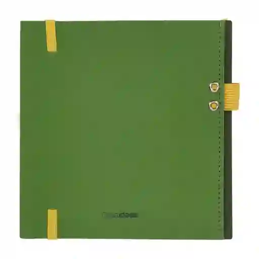 Libreta Tela Cuadrada 120 Hojas Líneas 15 x 15 cm 3224587000094