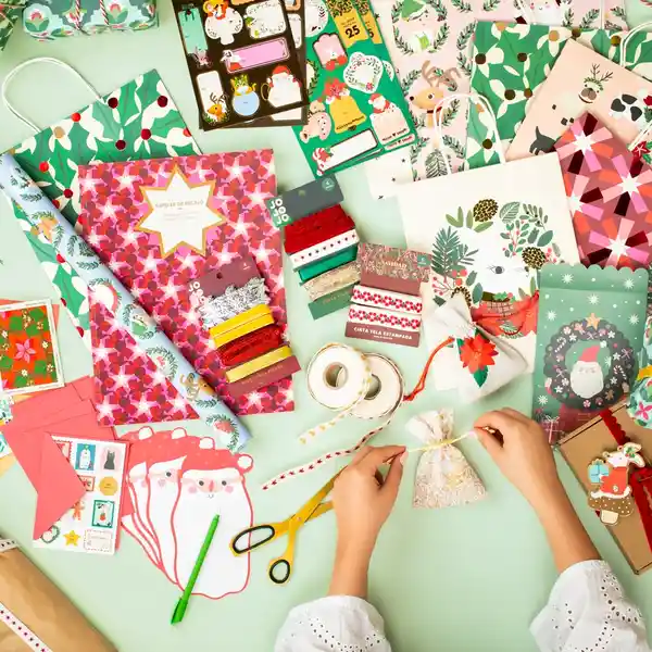 Cinta Tela Con Diseño Navideño Casaideas