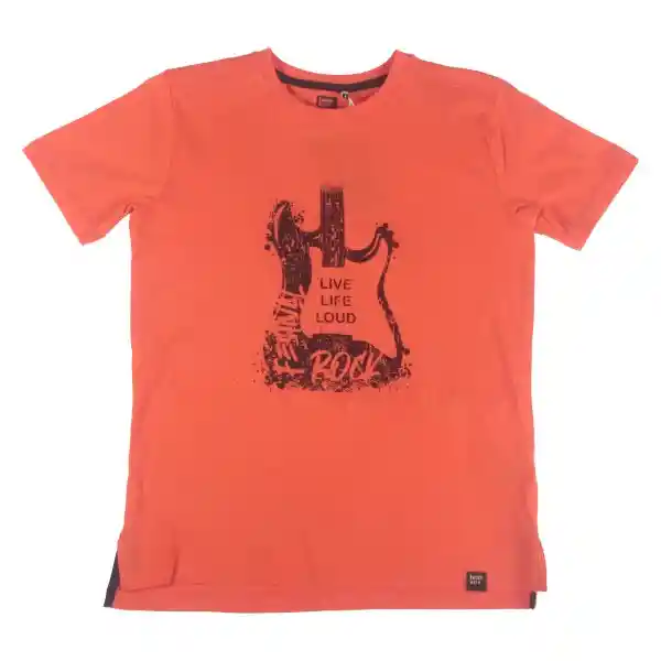 Polera Niño Naranja Pillin 14