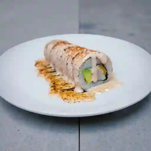 Acevichado sake env en salmon flameado