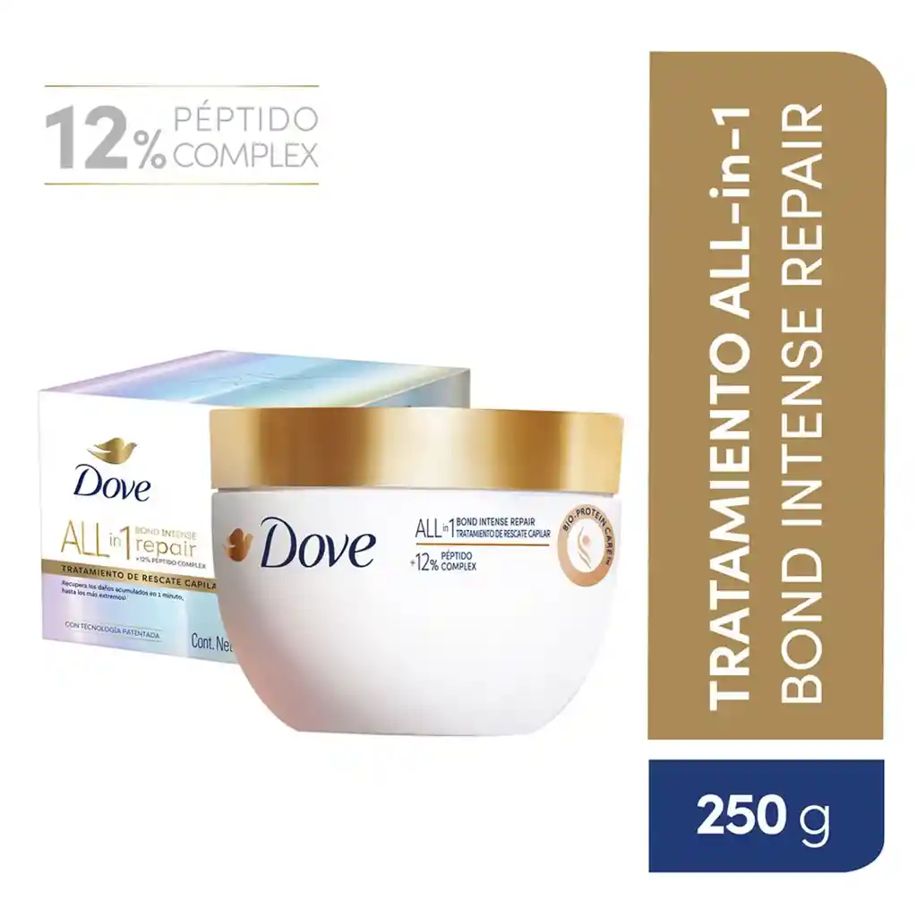 Masc.dove Bond Intense Repair.250g