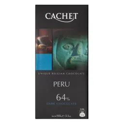 Cachet Chocolate Amargo Extra Peru 64%