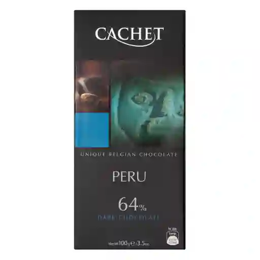 Cachet Chocolate Amargo Extra Peru 64%
