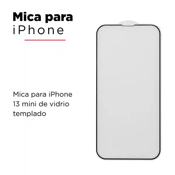 Miniso Mica Vidrio Templado Claro Para iPhone 13 Mini