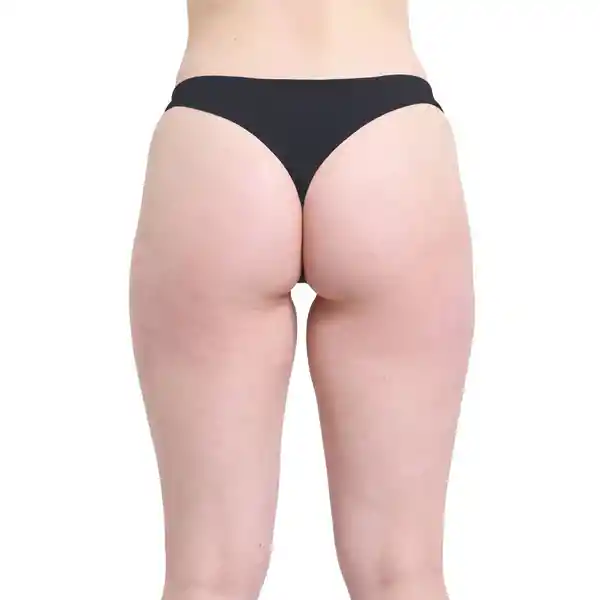 Bikini Culote Sin Costura Negro Talla S Samia