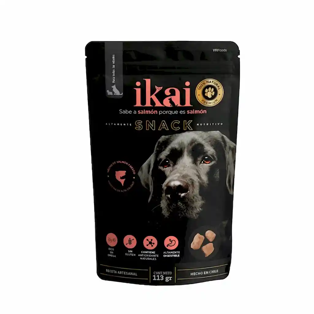 Ikai Snack Salmón Perro 113 g