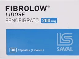 Fibrolow Lidose 200 mg Capsulas