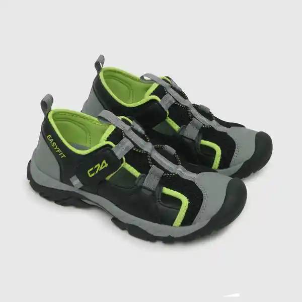 Sandalias Outdoor Calce Fácil Niño Negro Multicolor T.35 Colloky