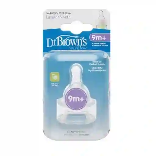 Dr. Browns Tetina Estándar Options+ 9M+ 2 Un 313