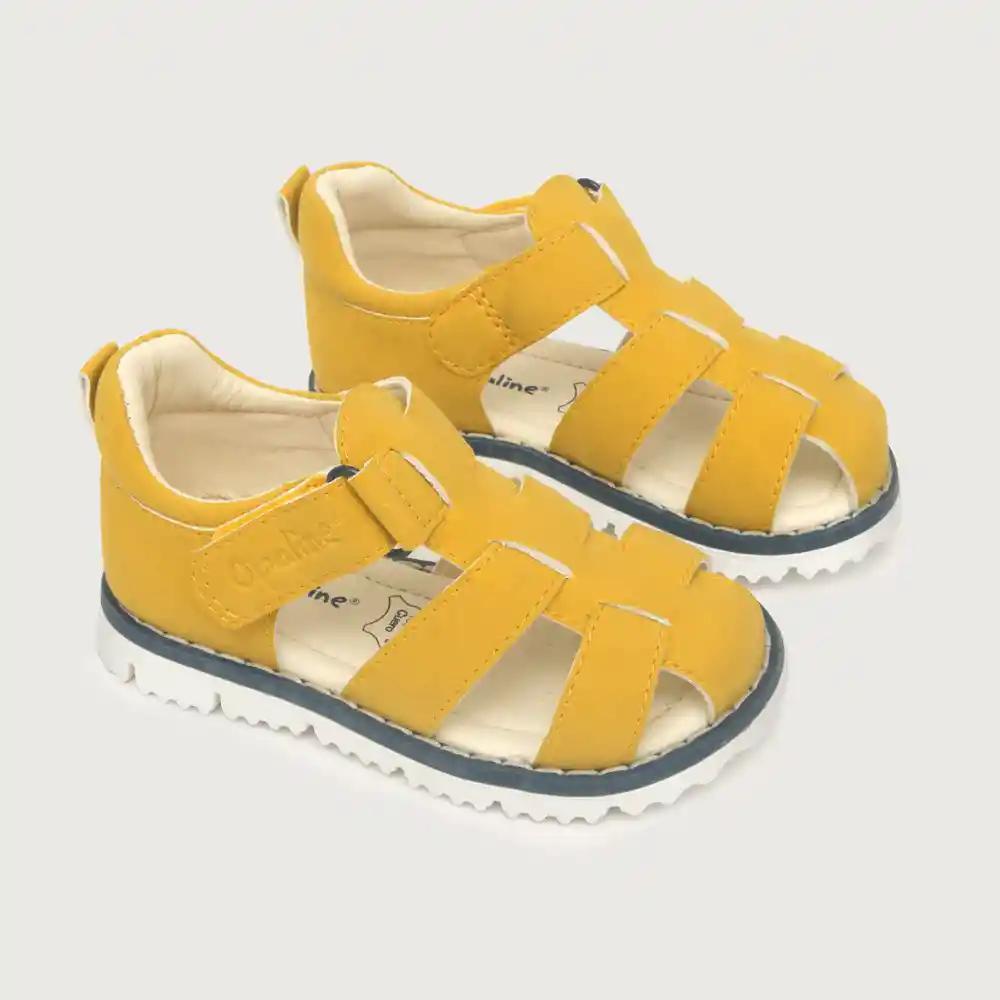 Sandalias Urbana Niño Amarilla Talla 20