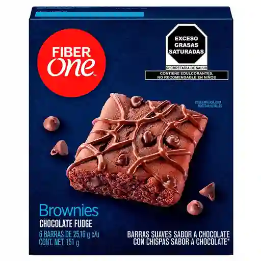 Fiber One Barra Cereal Brownie Chocolate Fudge
