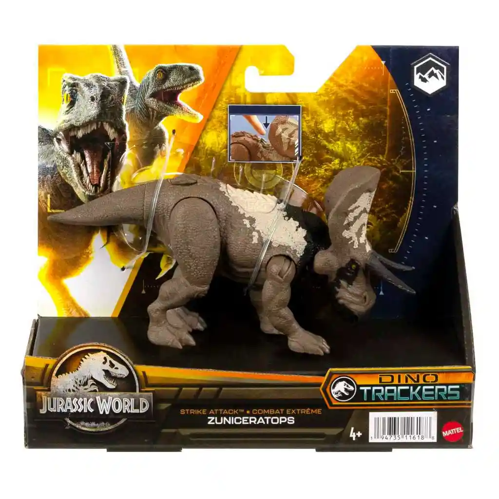 Jurassic World Figura Mordida de Ataque Genyodectes Serus HLN63