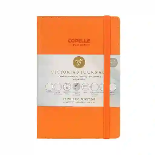 Libreta Tapa Puntos Naranja 152 Hojas