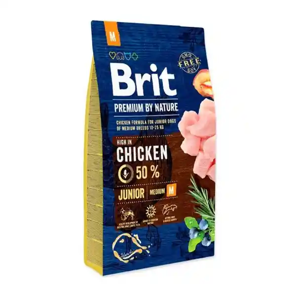 Brit Premium by Nature Alimento Perro Chicken Junior Medium